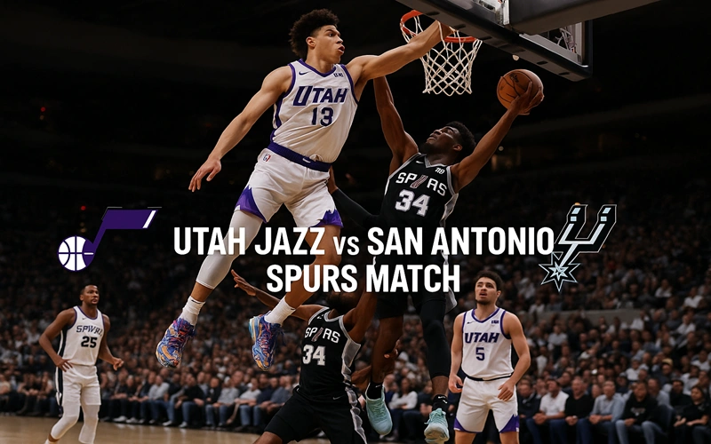 Utah Jazz vs San Antonio Spurs Match Player Stats