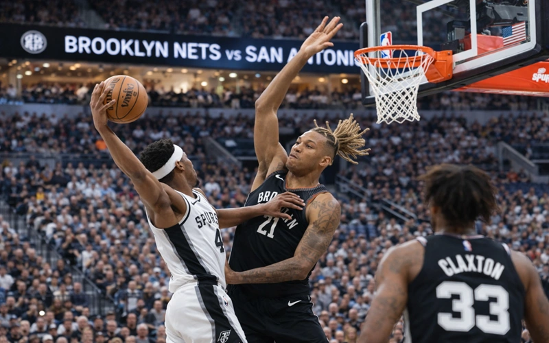 brooklyn nets vs san antonio spurs match player stats